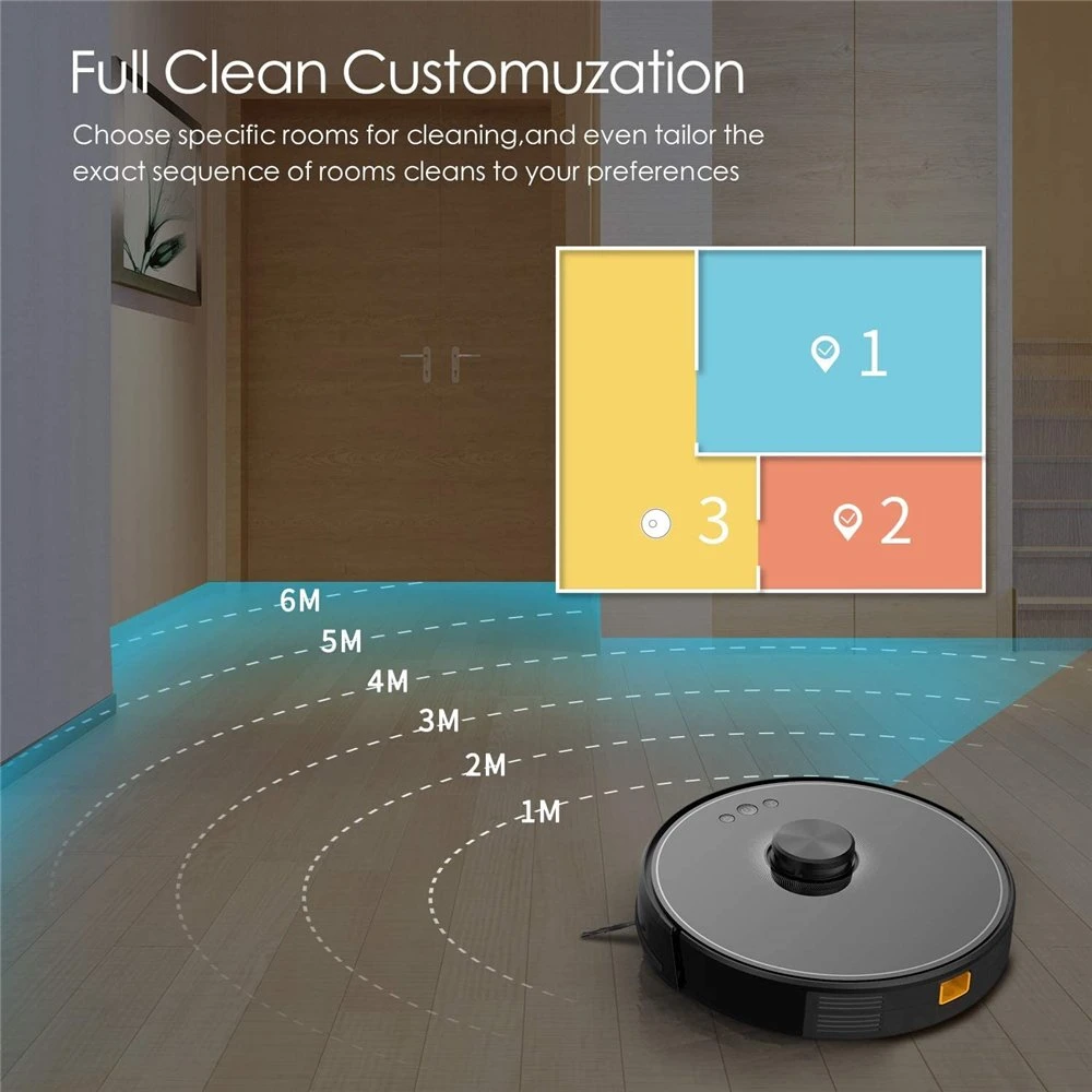 2021 New Fashion and Convenient Household Robot Vacuum Cleaner Cyclone Cleaner Intelligent Planning