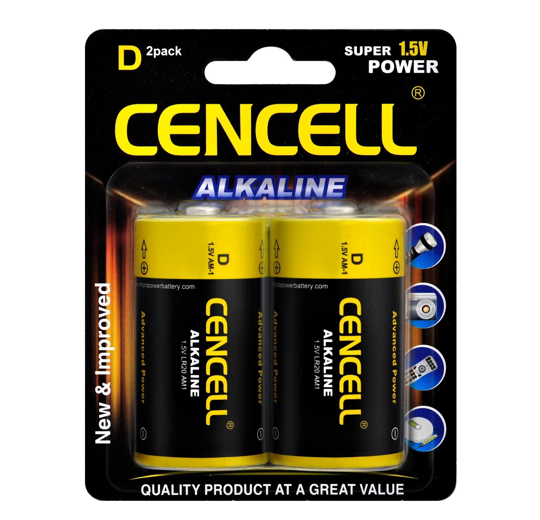 Reasonable Price D Lr20 Am1 1.5V Alkaline Battery for Watch