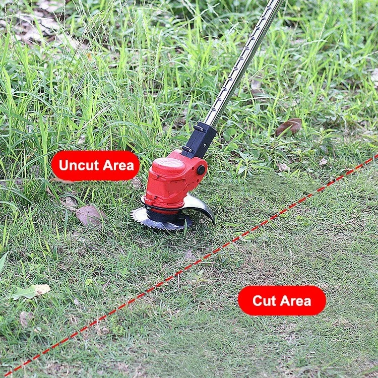 Factory Sale Price 24V Electric Grass Trimmer Cordless Lawn Mower Hedge 800W Garden Pruning Rechargeable Portable Trimming Tools