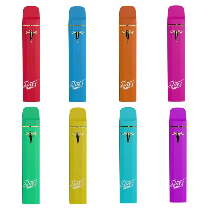 vape Starter Kits Build-in 350mAh Battery 2.0ml Refillable Pod Atomizer Flat Design Vape with Preheating Function