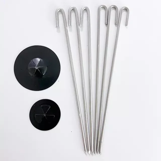 Aluminu J Hooks and Washers Solar Panel Exclusion Squirrels Guard Mesh Clips Pigeon Guard Mesh Pins, Solar Panel Bird Deterrent