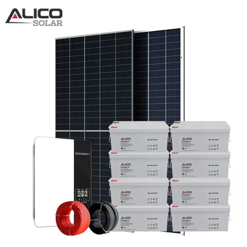 10KW PV Power on-Grid Sistema de Energia Solar com Kit Painel Solar