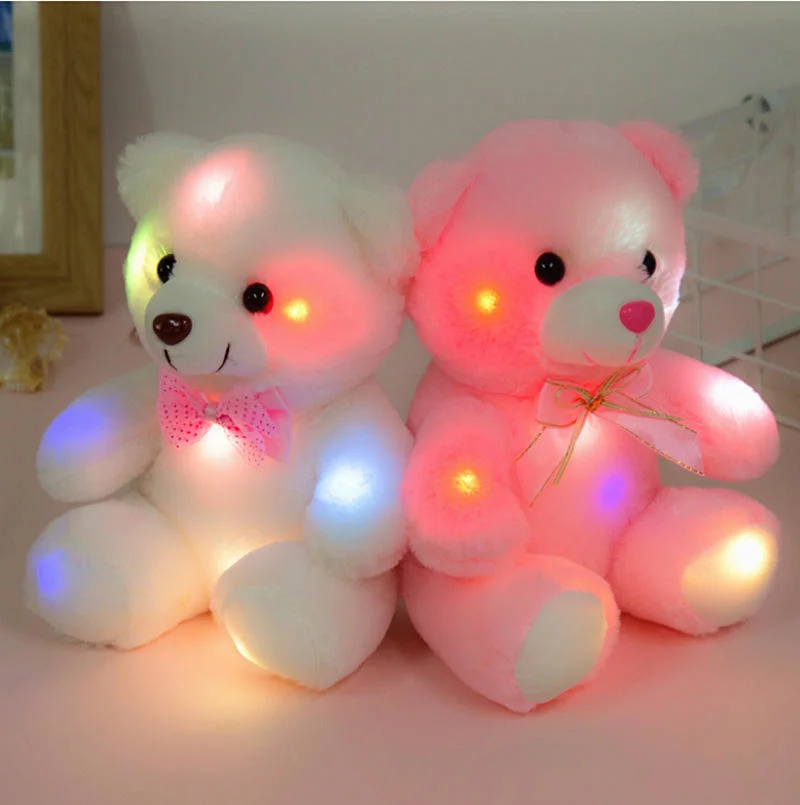 Teddy Bear Soft Night Glow Companion Doll