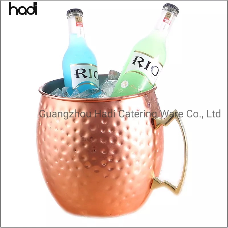 Bar Wine Glass Champagne Cocktail Drinking Cup 500ml Stainless Steel Rose Gold Copper Goblet Wine Glasses 18/8 Metal Red Wine Glass Cup