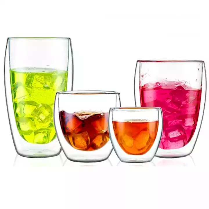 Hot Sale Heat Resistant Double Wall Tea /Coffee /Water /Wine Glass Cup