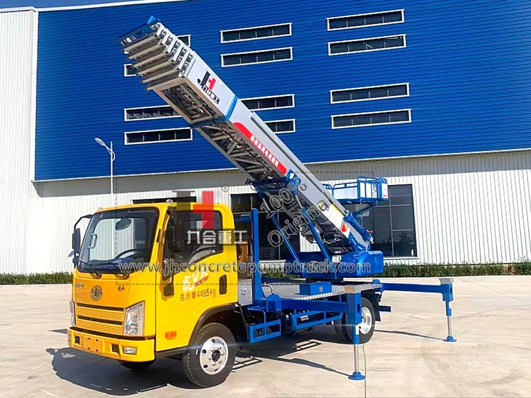 32m 36m Construction Lift Ladder Platform Hoist Ladder Lift Truck for High Altitude Operation with CE