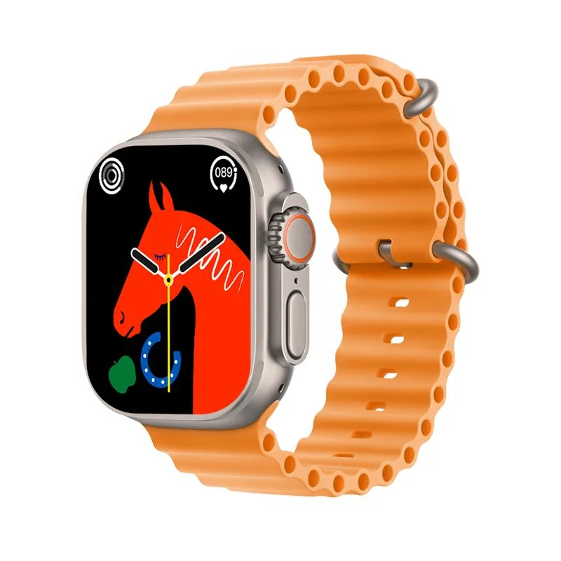 Цифровые наручные часы RoHS Smart Watch Ultra Sport для Android Apple iOS Мобильный телефон IP68 водонепроницаемый оптом сенсорный экран мода Цена подарка Smartwatch