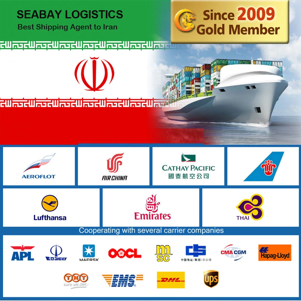 Transporte de carga a granel desde China a Bandar Abbas Teherán Bandar Bushehr Irán