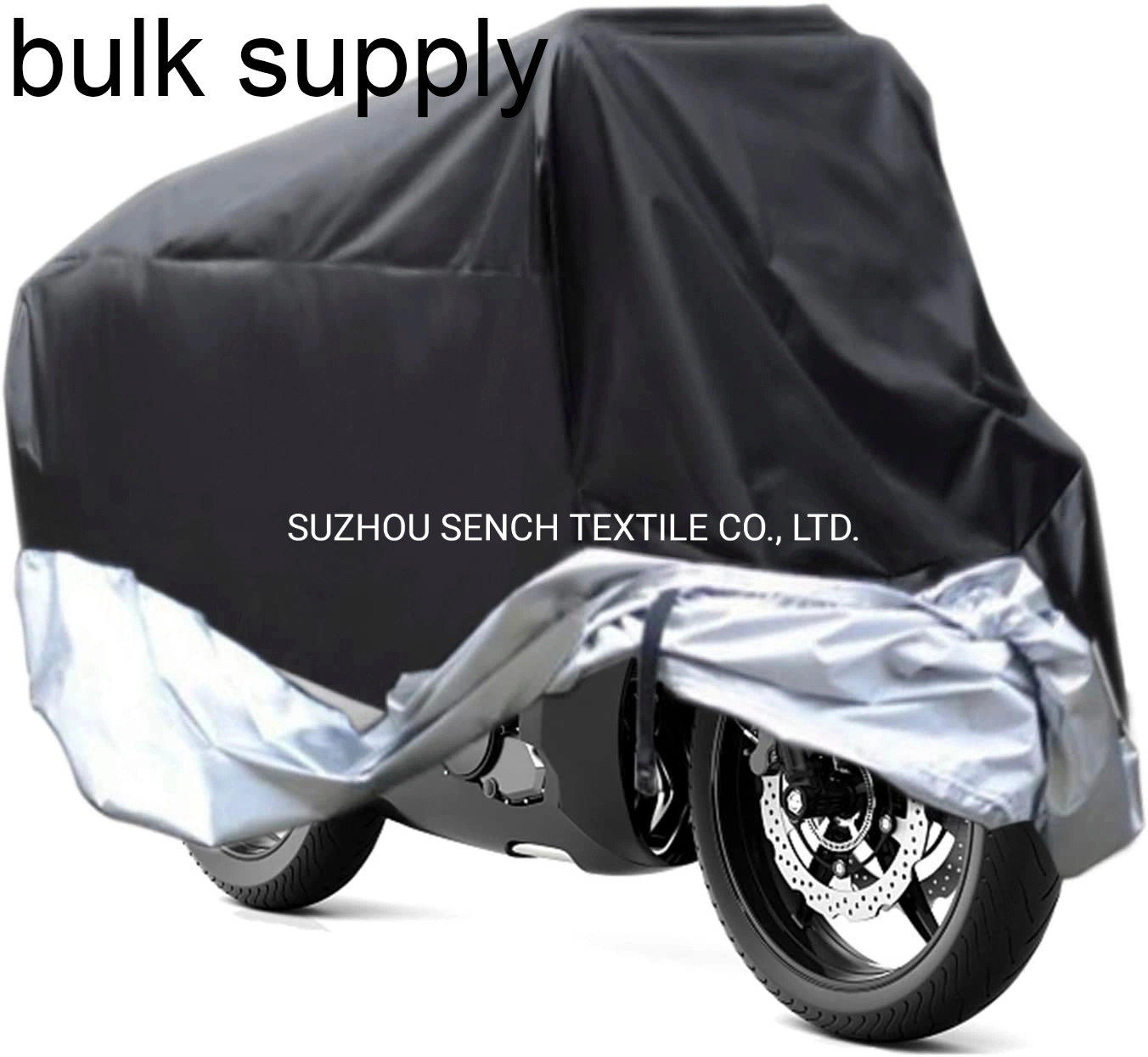 Walmart Supplier Motorcycle Cover 210d Nylon Waterproof Dust-Proof Sun Outdoor Protection with Lock-Holes & Storage Bag Power Sports Vehicle Cover