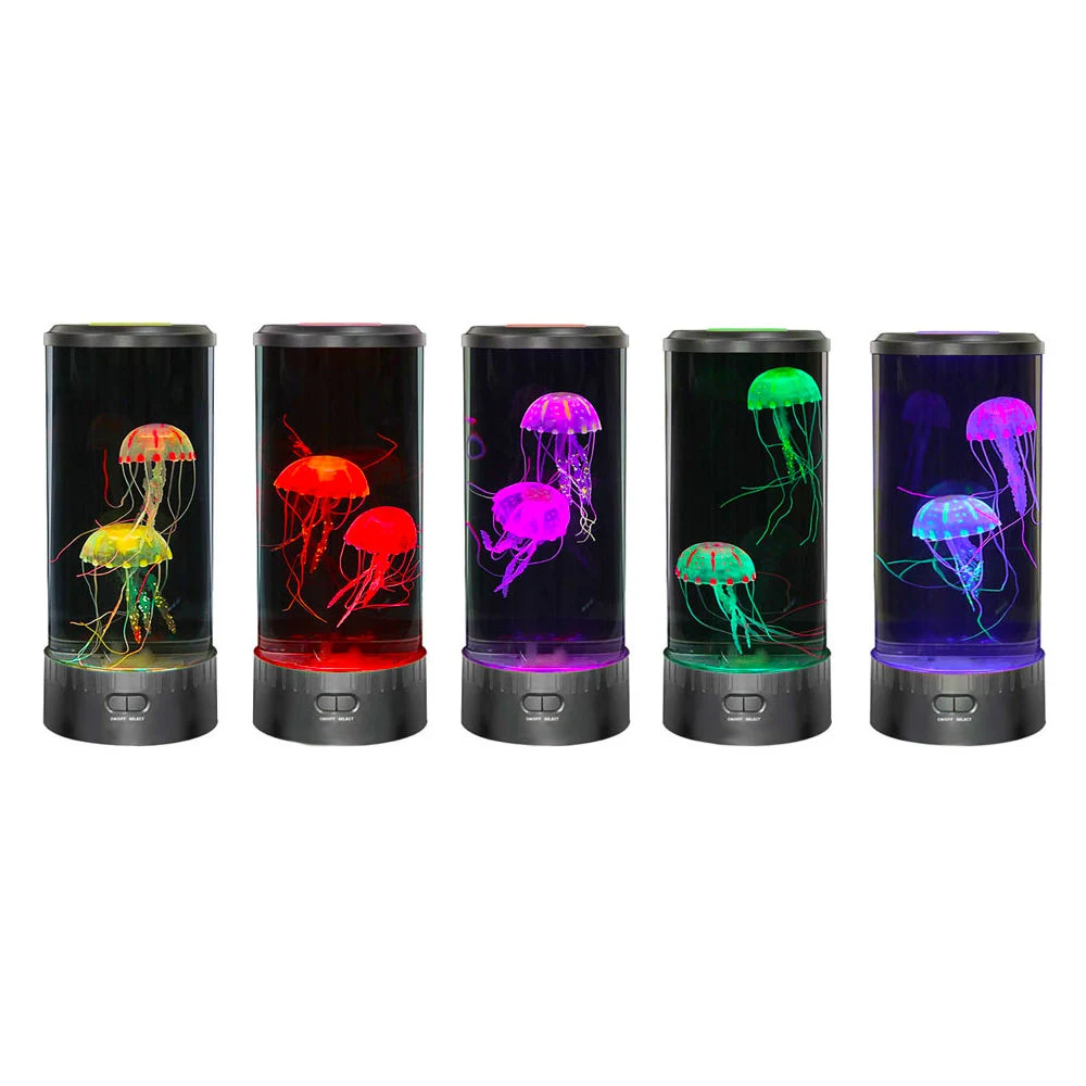 Fábrica Atacado Hot Sales Night Light Cor mudando humor Jellyfish Lâmpada