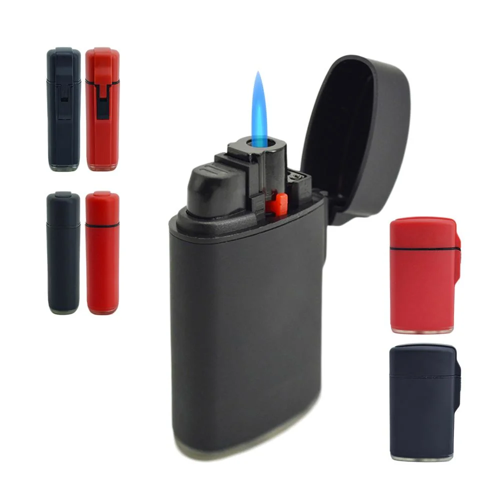 Blue Flame Butane Gas Lighter Mini Cigar Lighter for Men