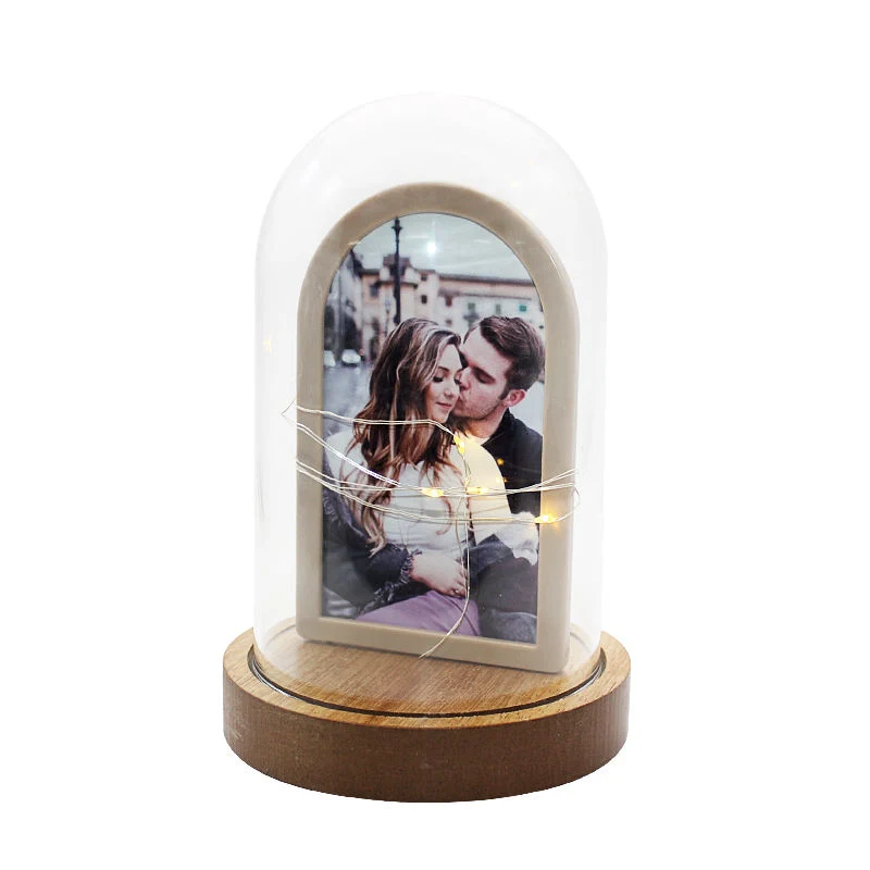 Sublimation Bubble Light Photo Frame Children&prime; S Wedding Photo Studio Art Set Table Gift Frame