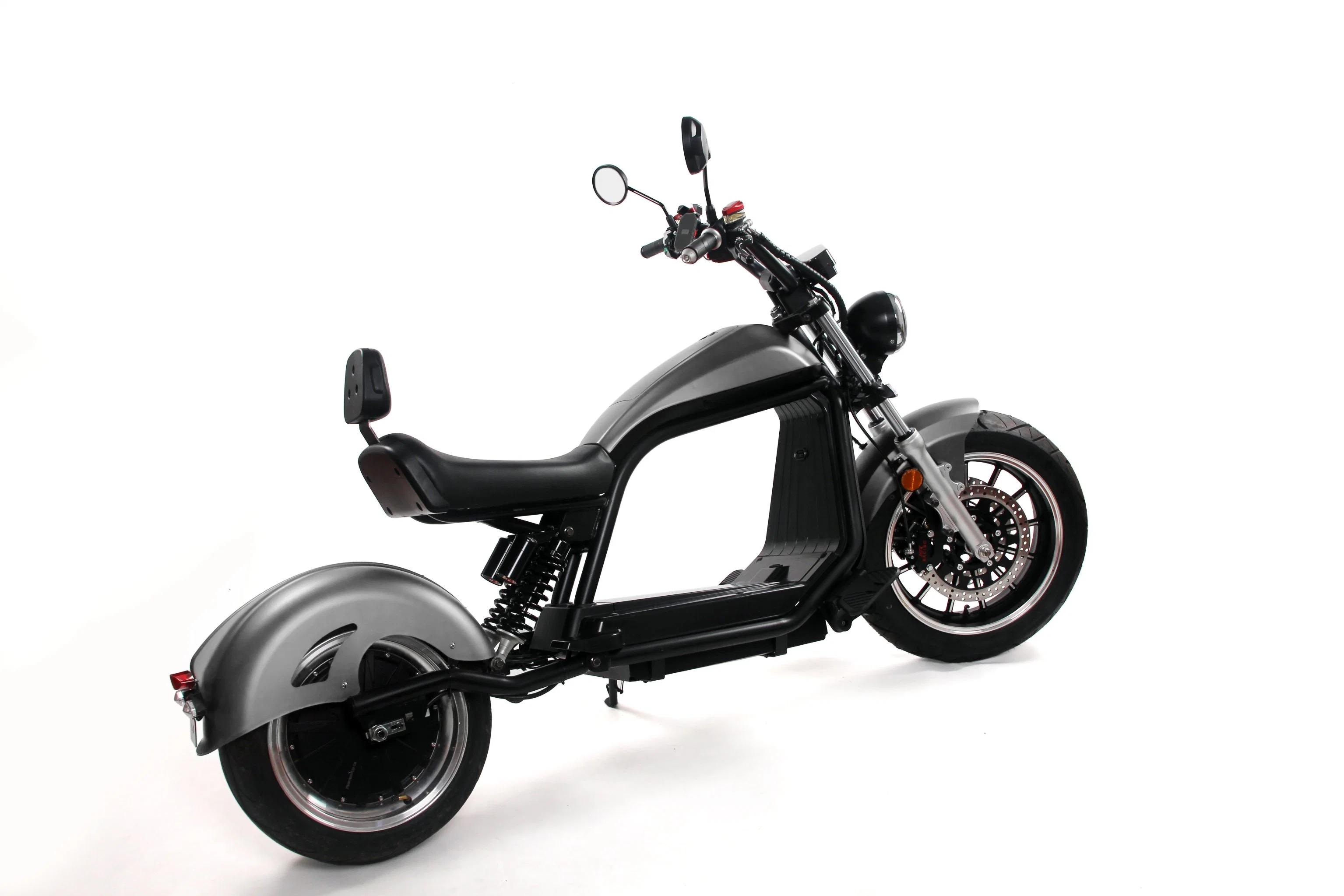 Luqi New Model 60V 2000W Smart Racing Electrical Motorcycle with Scaffold Foot Pedal