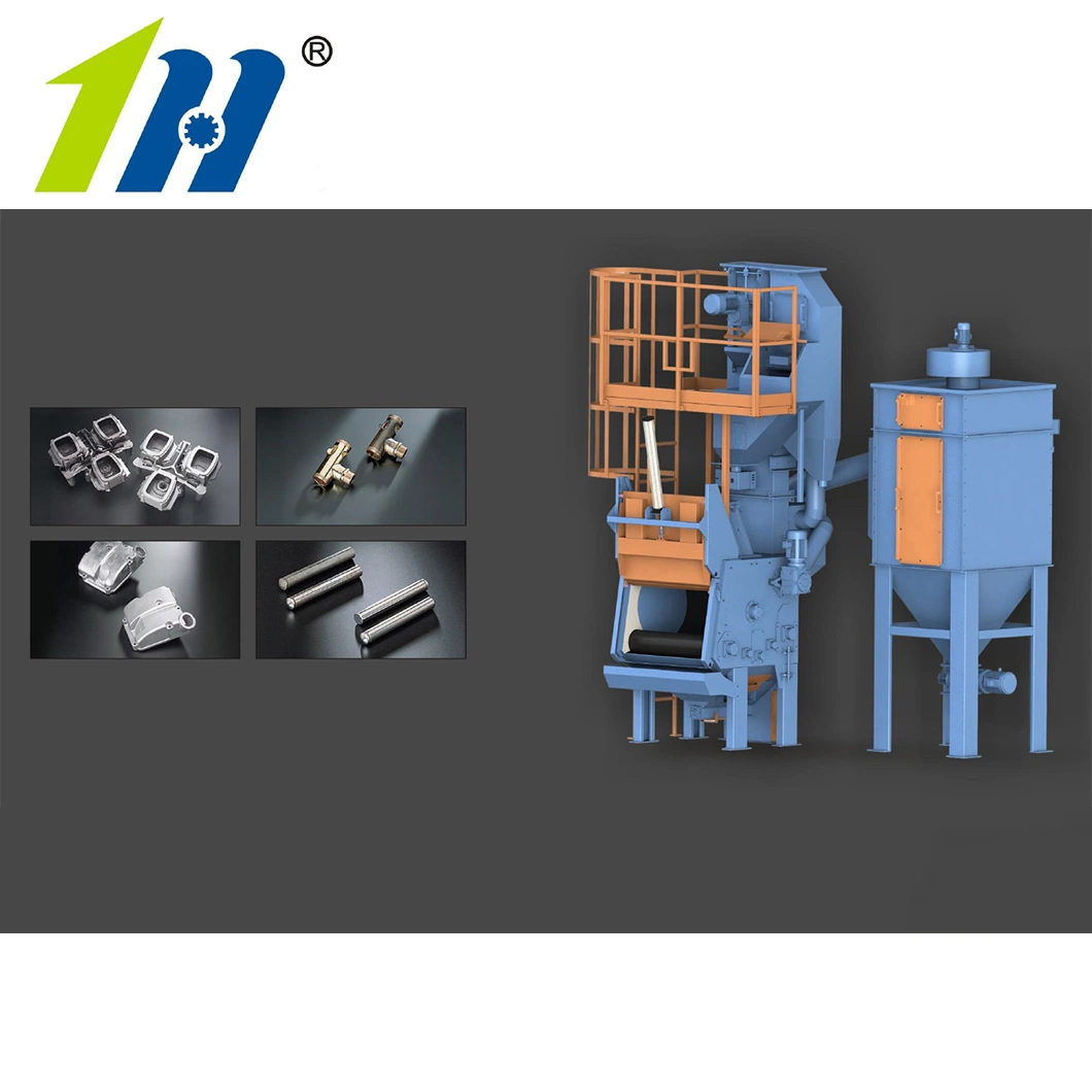 Os abrasivos industriais Granalhagem Granalhagem Esteiras personalizadas da máquina a máquina para fundições