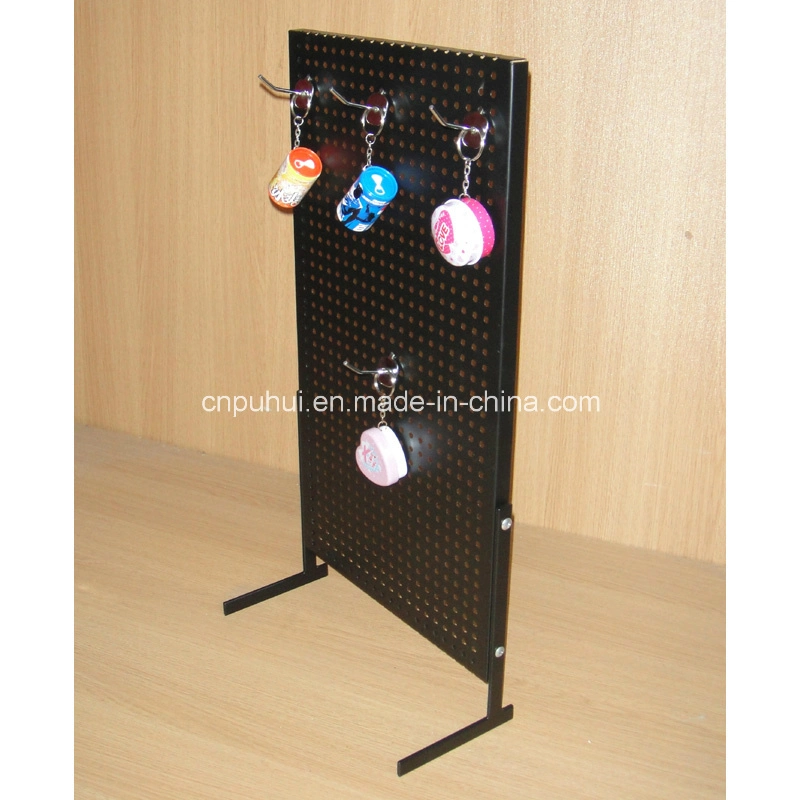 Iron Rod Form Holder Pop Presentation Greeting Cards Wire Spinning Counter Display (PHY192)