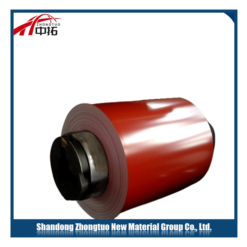 ASTM A792 Ral9003 PVC Plastic Film PPGL Prepainted Steel Coil