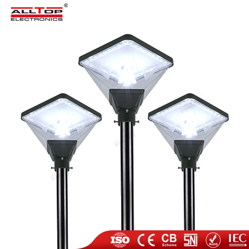 Alltop en aluminium de haute performance 20W de la rue étanches IP65 Pelouse lumière solaire LED Jardin extérieur