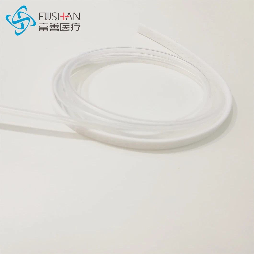 Fushan Factory Single-Usediscrete Flat Perforated Drain tube Width Jackson Pratt Fournitures médicales jetables pour tuyau de drainage de plaie (4 mm 7 mm 10 mm 13 mm)