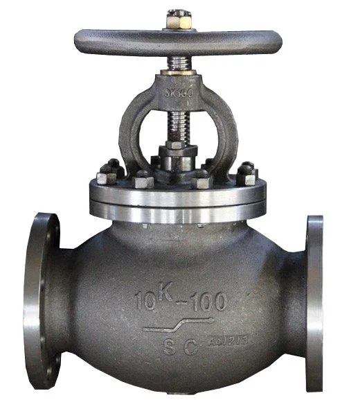 JIS F7319 Casting Steel Stainless Steel Valve Flanged Industrial Globe Valve