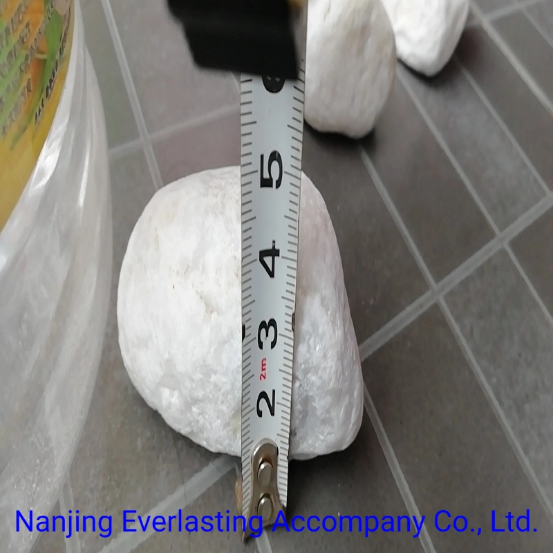 Snow White Pebble Stone Polished River Rock Tumbled Crushed Marble Gravel Granite