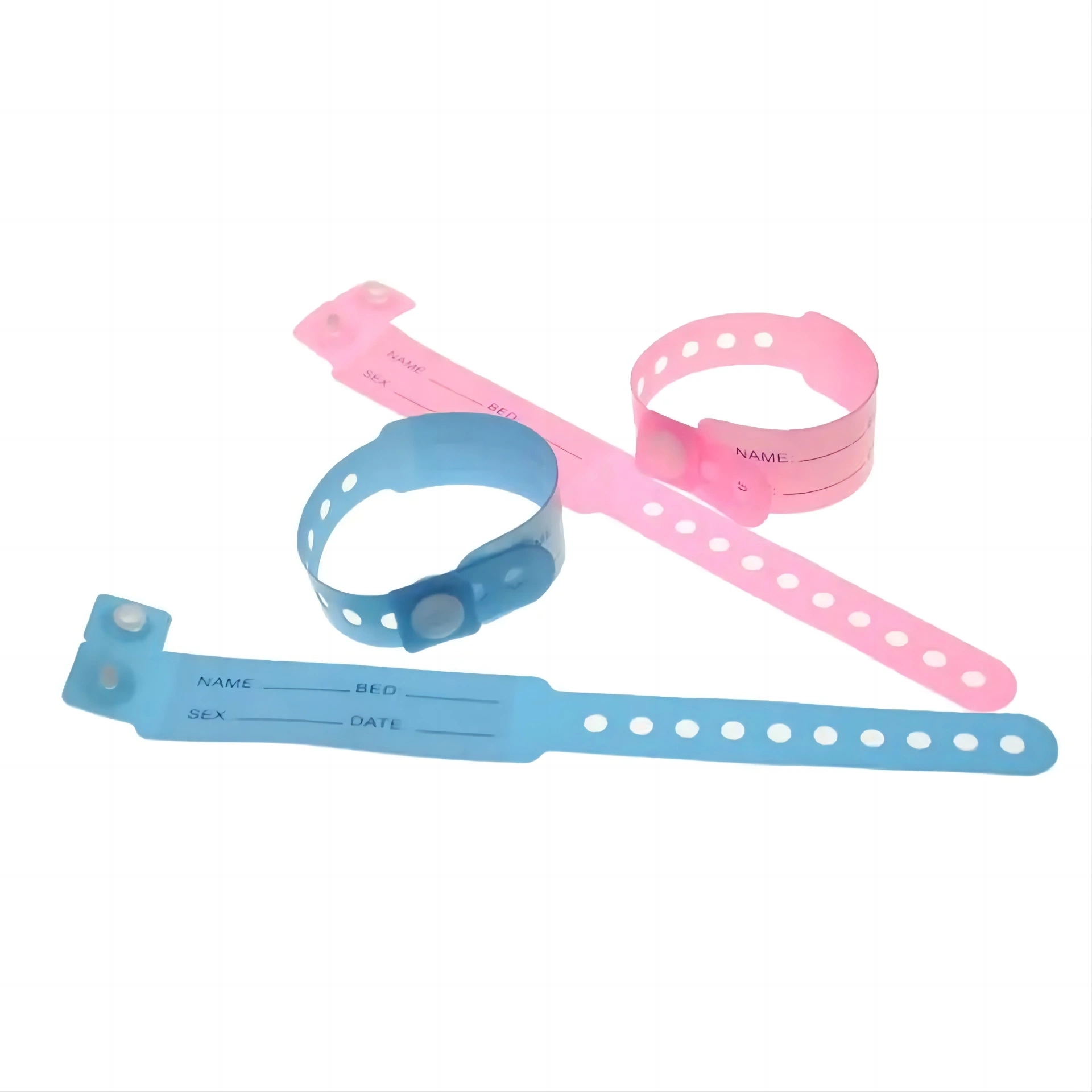 Medical Disposable Newborn Baby Mother Medical Wristband ID Band ID Bracelets