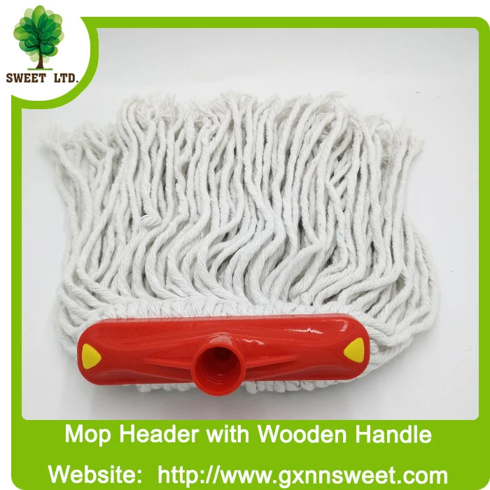 Floor Cleaning Mop Wooden Strong Flat Mop Microfiber Mop Head