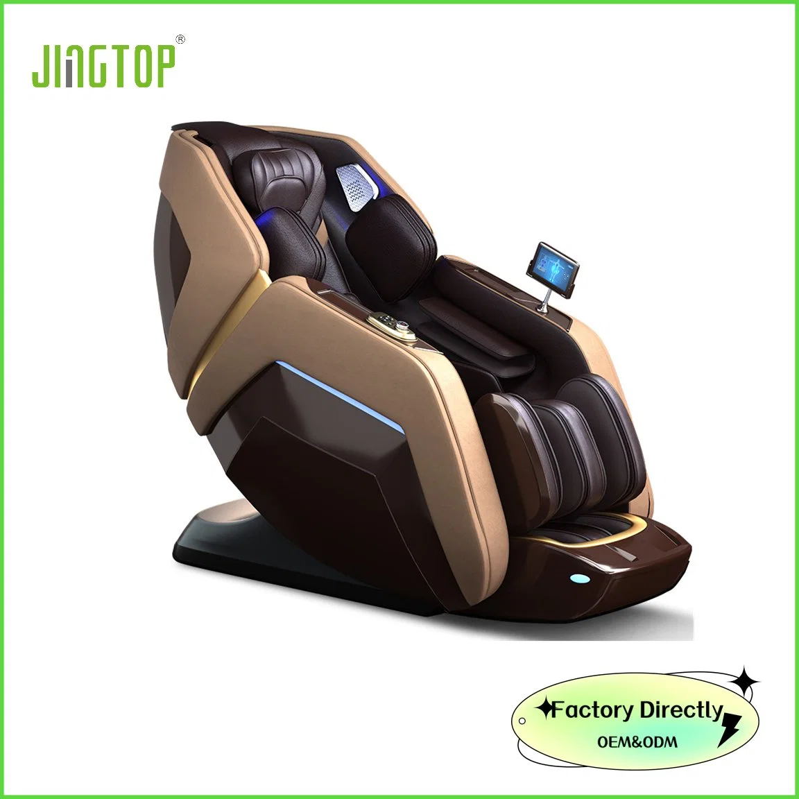 Jingtop Exclusive Agent 3D 4D Customized Full Body Air Pressure Foot SPA Chair Massaging Equipment