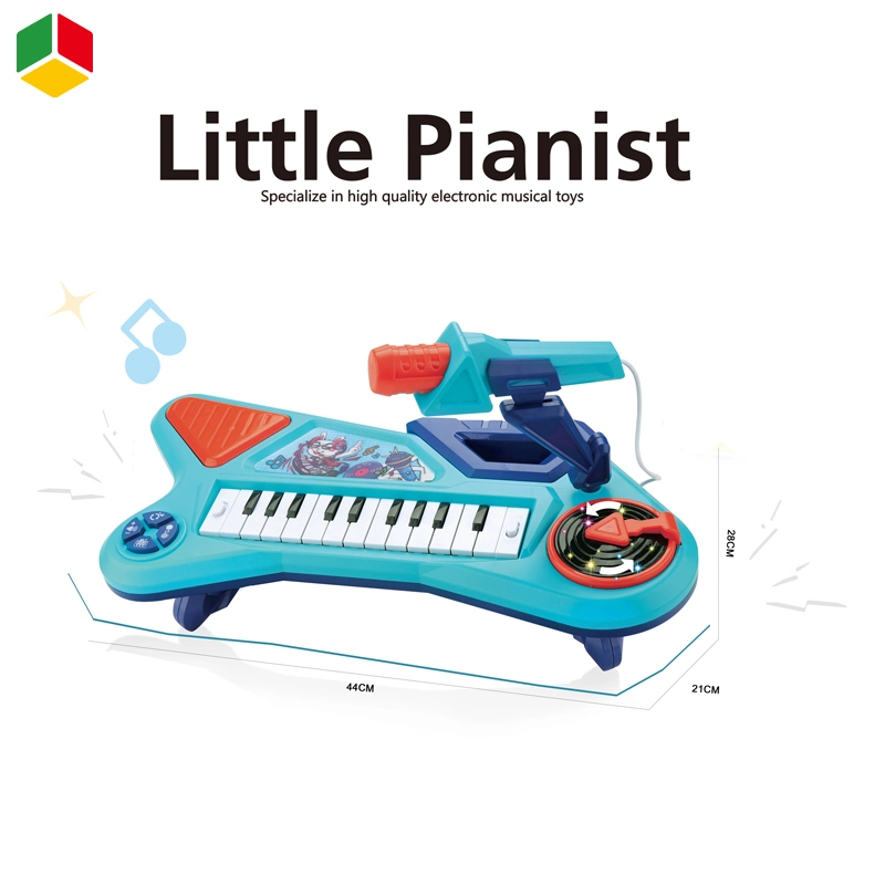 QS Multifunctional Puzzle Interactive Musical Instrument Baby Electronic Piano Children Educational Toys with Microphone