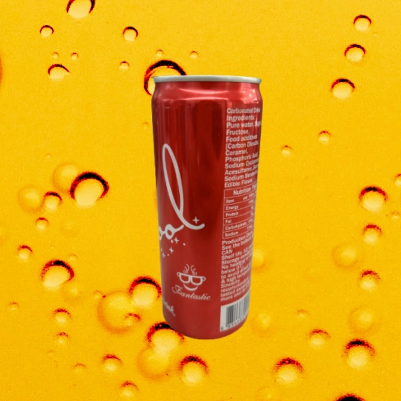 Cola Flavor Customization Aluminum Can Pack Energy Soda Drink