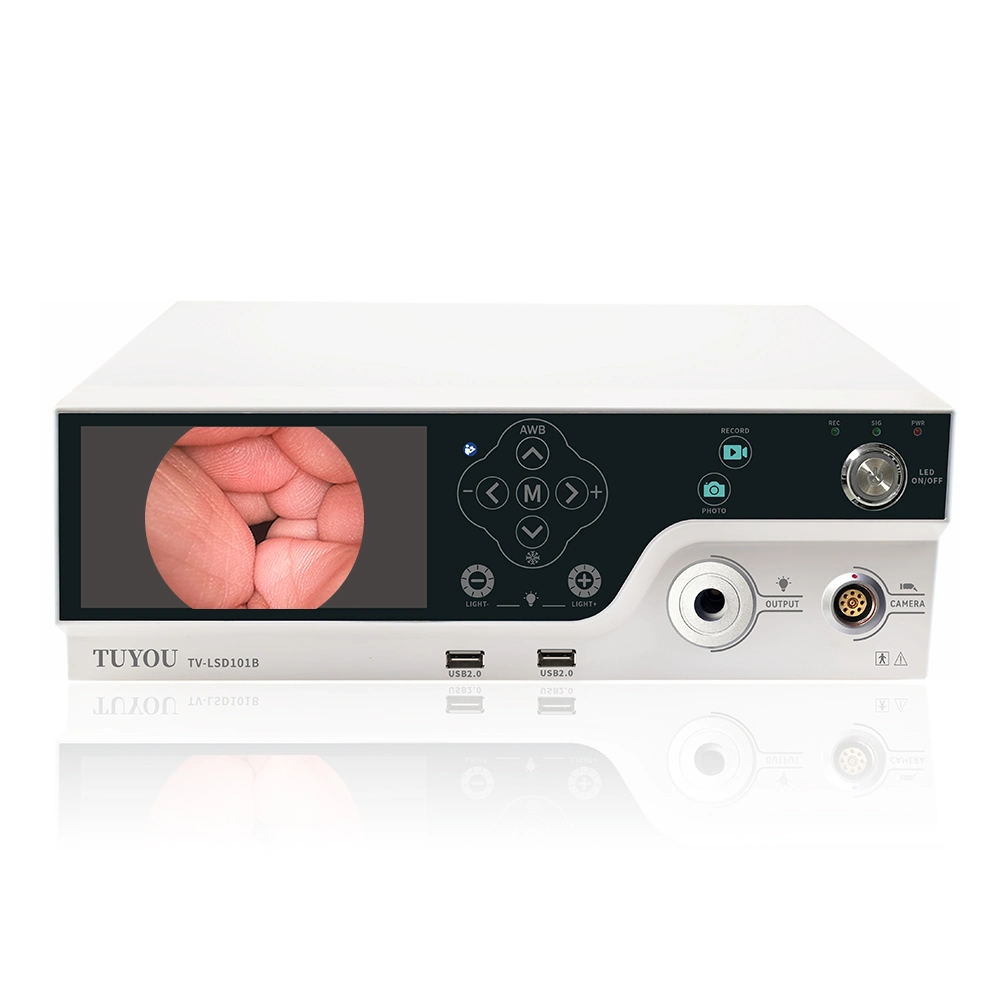 FHD Endoscopy Video Processor with Recording and LED Cold Light Source 3 in 1 Endoscope Camera