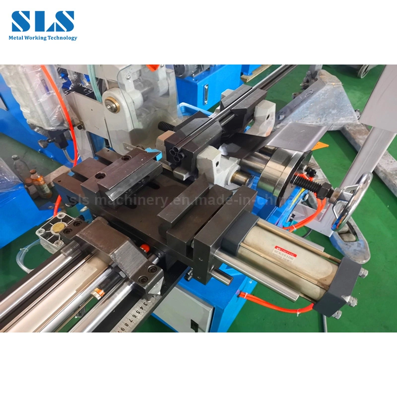 Monthly Deals Semi Automatic CNC Tube Cutter Machine Tools Pneumatic Stainless Steel Metal Pipe Circular Cold Cutting Saw Suit for Different Shapes of Pipes