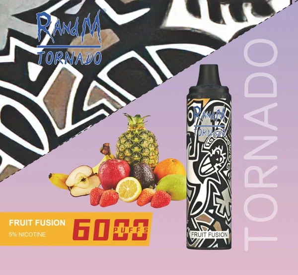 Hot Selling Randm Vape Tornado 6000 Puffs 12 Ml Liquid Mesh Coil Disposable Vape 850mAh Battery Disposable Vape Pen