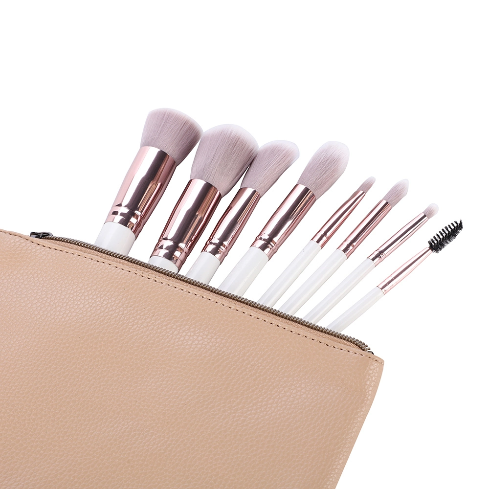 Beautichen 8pcs viajar pincel de maquillaje maquillaje cara polvos cosméticos Fundación Brush set