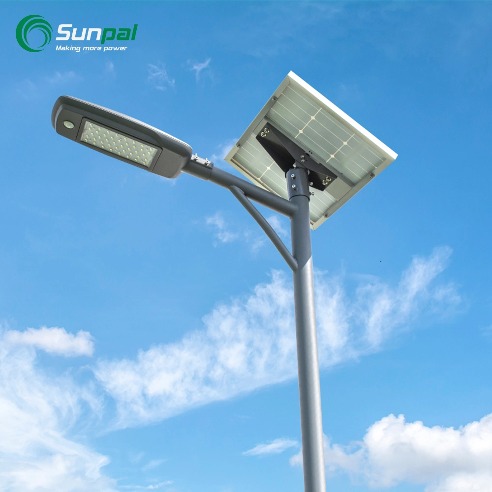 Sunpal Customized 30wp 50wp IP65 Waterproof Outdoor Solar Street Lamps