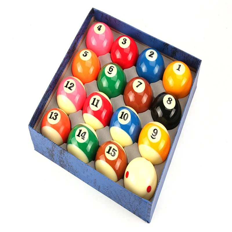 Sixteen Colors Snooker Resin Blue Box Ball Billiards