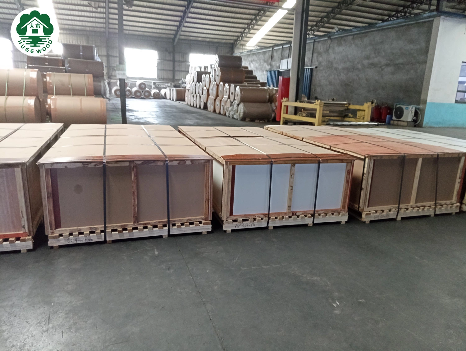 Linyi Factory Melamine Impregnated Paper for MDF HPL OSB Wood Grain Solid Color