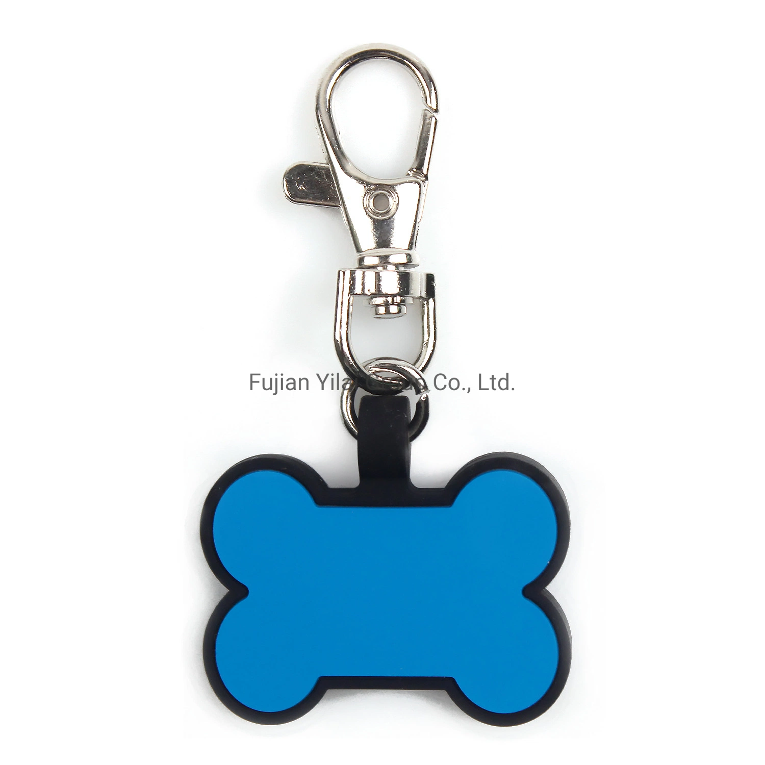 Bon marché personnalisé aluminium Fancy couleur silicone chien ID Tag Custom Étiquettes en plastique pour chiens pour animaux de compagnie