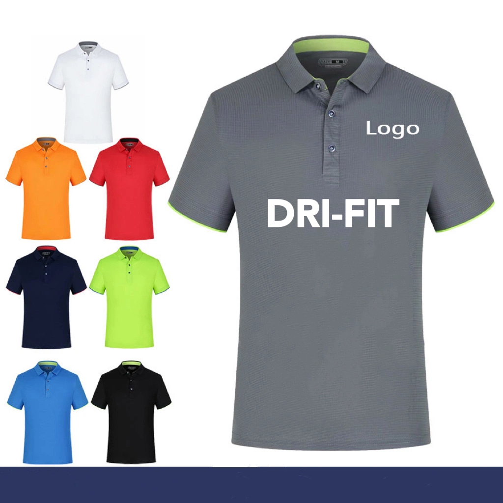 Mens Printing Customized Polo T Shirt Factory Polyester Dri Fit Polo Shirt Golf Shirt Polyester Polo Shirts for Men