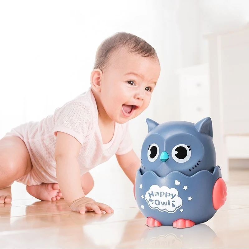 Kindergarten Inertia Owl Animal Car Baby Children Toys Wholesale Press Toy Car