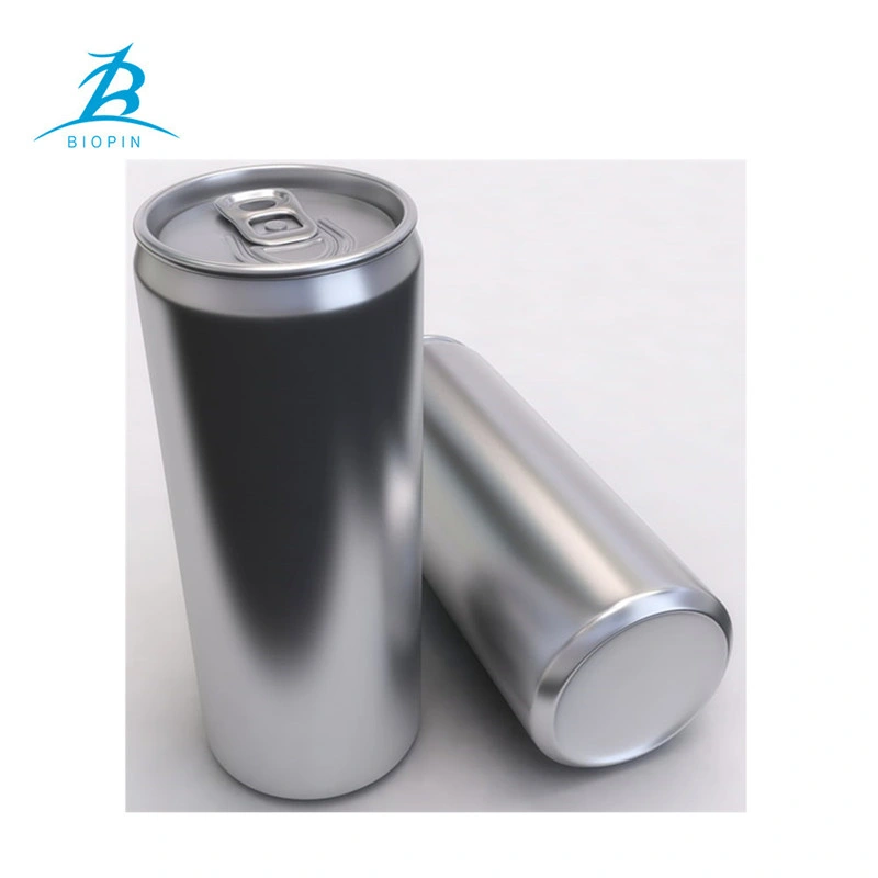 Qualité alimentaire aluminium sans BPA, vide 330 ml, boîte élégante boisson Boîte avec couvercle à ouverture facile pour jus de fruits à l'eau gazeuse Emballage