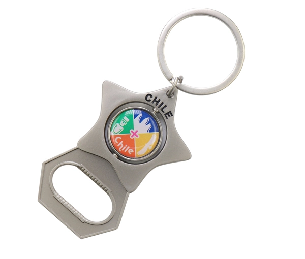 Factory Customized Nickel Silver Plated High quality/High cost performance  Metal Alloy Hard Enamel Promotional Gift Keyring Wholesale/Supplier Fashion Robot Present Giveaways Keychain