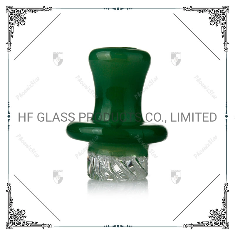 New Design Colorful Glass Smoking Accessories for Bangers Helix Function Caps