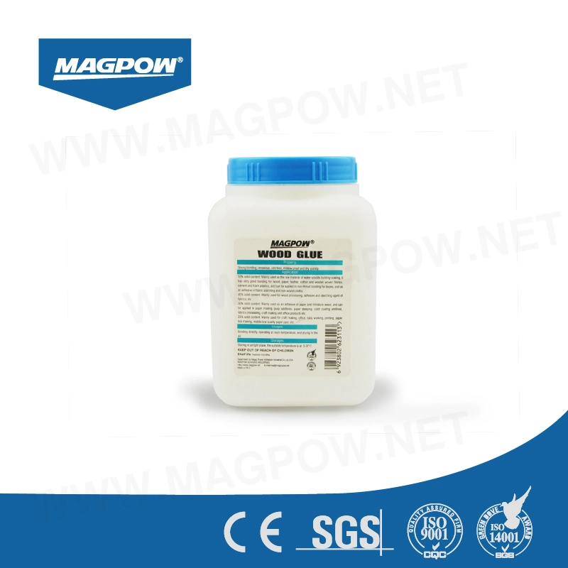 Magpow 1kg Hot Selling Milk White Mucus Super Strong Water-Based White Wood Glur Adhesive