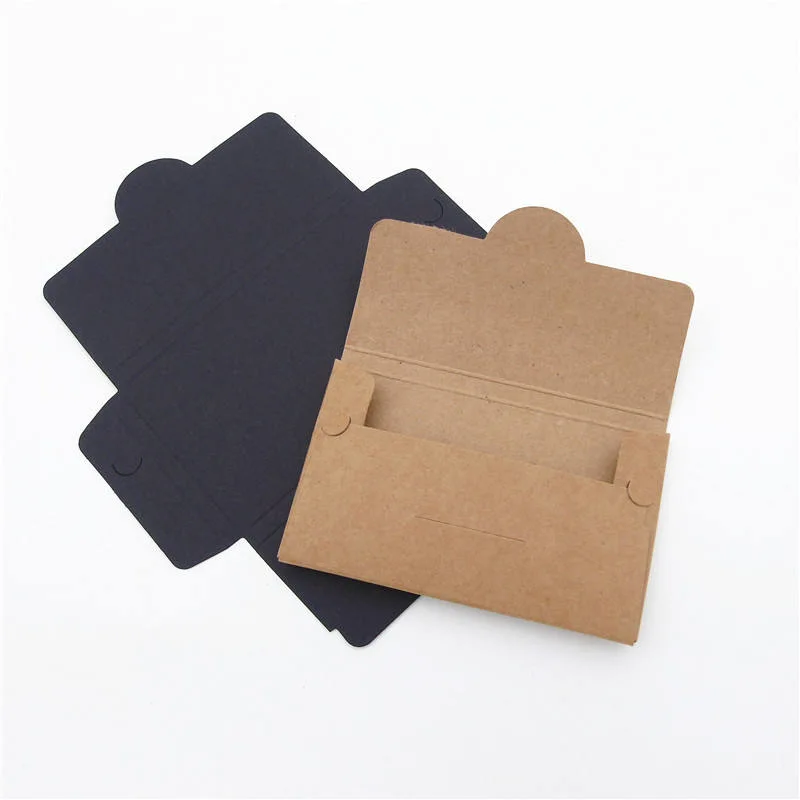 Custom Logo Paper Envelope VIP Credit Gift Cards Business Card Packaging Boxes