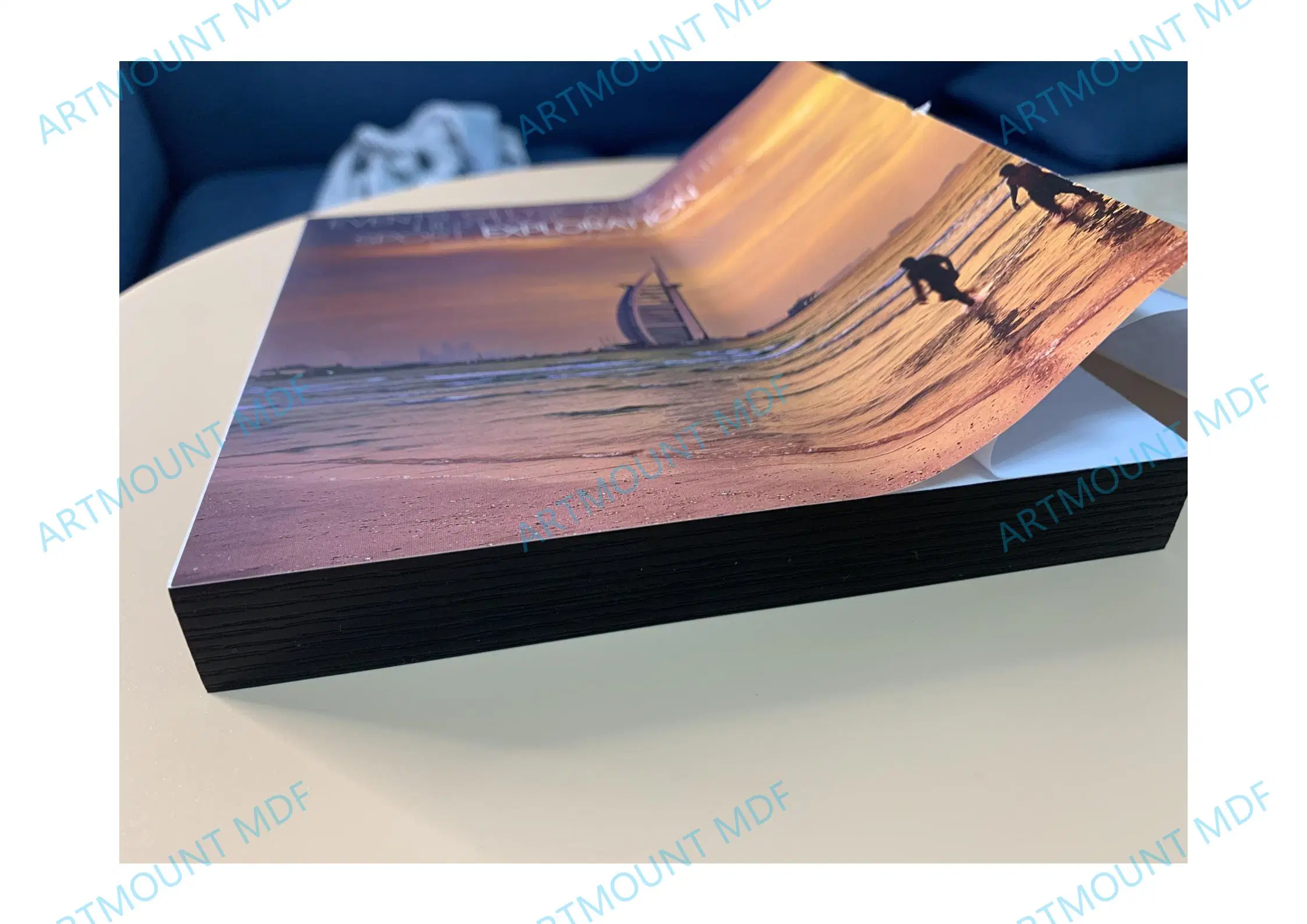 MDF Photo Block Desktop Picture Display Stand