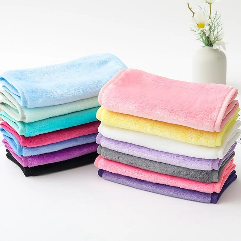 High quality/High cost performance  Reusable Make up Remover Washcloth with Customized Color and Package