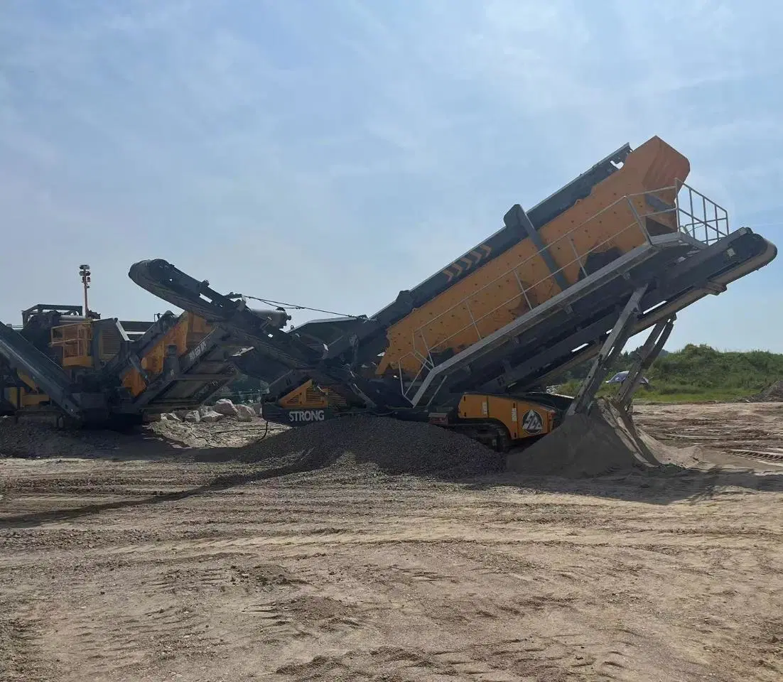 Crawler Mobile Crushing Station 260 Tph Capacity Mining Quarry Granite Basalt Limestone Gravel Cone Crusher Mobile Stone Crusher