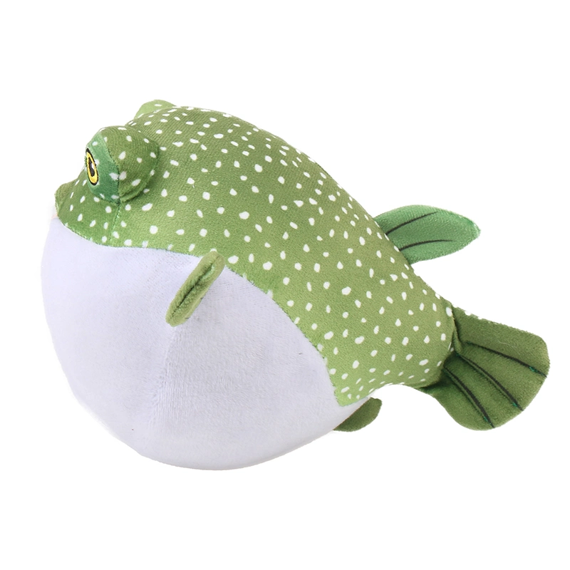 20cm Cute Soft Plush Globefish Toy Cuddly Round Puffer Fish Stuffed Animal