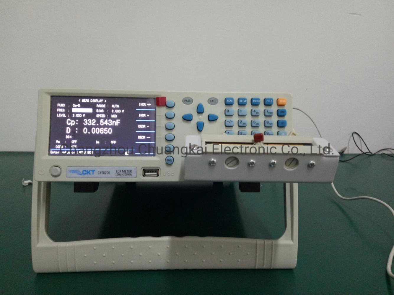 High Frequency 12Hz~500kHz Lcr Meter ESR Meter Resistance Meter (Model CKT8500)