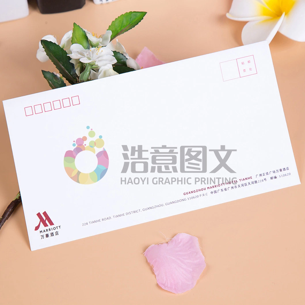 Китайская оптовая компания Custom Business Envelope/Letter Paper Printing Packaging